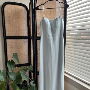 Azazie Tayla Blue Mist